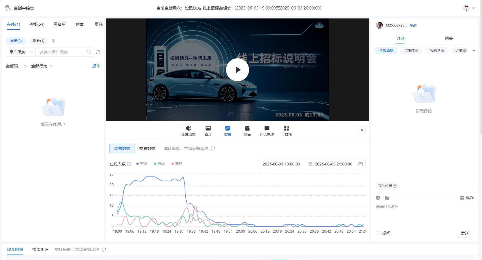 数据驱动决策升级:小鹅通直播中控台解锁用户行为智能排序!